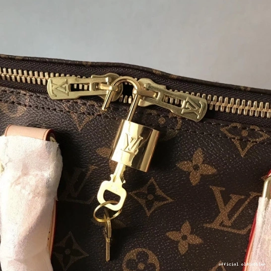 Official oldcobbler KEEPALL VUITTON BANDOULIÈRE 45 LOUIS  0817